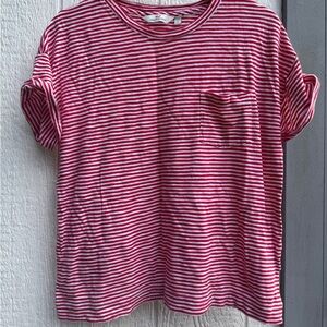 Vineyard Vines Red and White Striped Tee